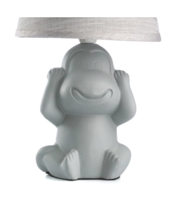 LUMETTO "MONKEY NON SENTO" GRIGIO, E14